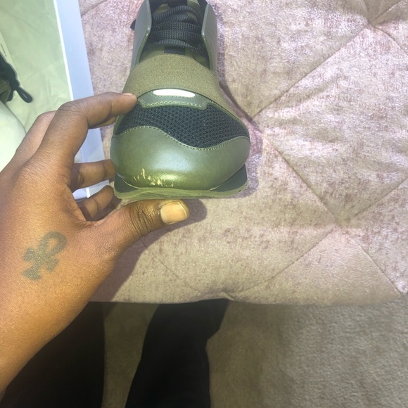 Men’s balenciaga track runners hunter green - Picture 3 of 8